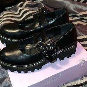 BRAND NEW Dollskill Black Platform Mary Janes!